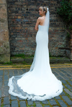 Load image into Gallery viewer, Single Tier Chapel Length Veil with Gathered Tulle