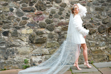 Load image into Gallery viewer, Extra Wide Cathedral Length Veil with Added Tulle