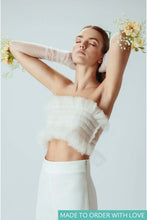 Load image into Gallery viewer, Model wears Ella ivory bandeau
