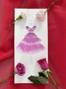 Pink Wednesday Fashion Illustration