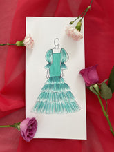 Load image into Gallery viewer, Jade Fashion Illustration
