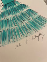 Load image into Gallery viewer, Jade Fashion Illustration
