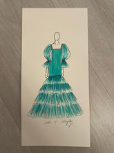 Load image into Gallery viewer, Jade Fashion Illustration
