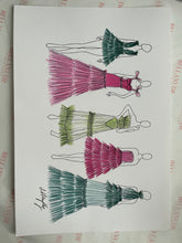 Load image into Gallery viewer, In Bloom A4 Fashion Illustration
